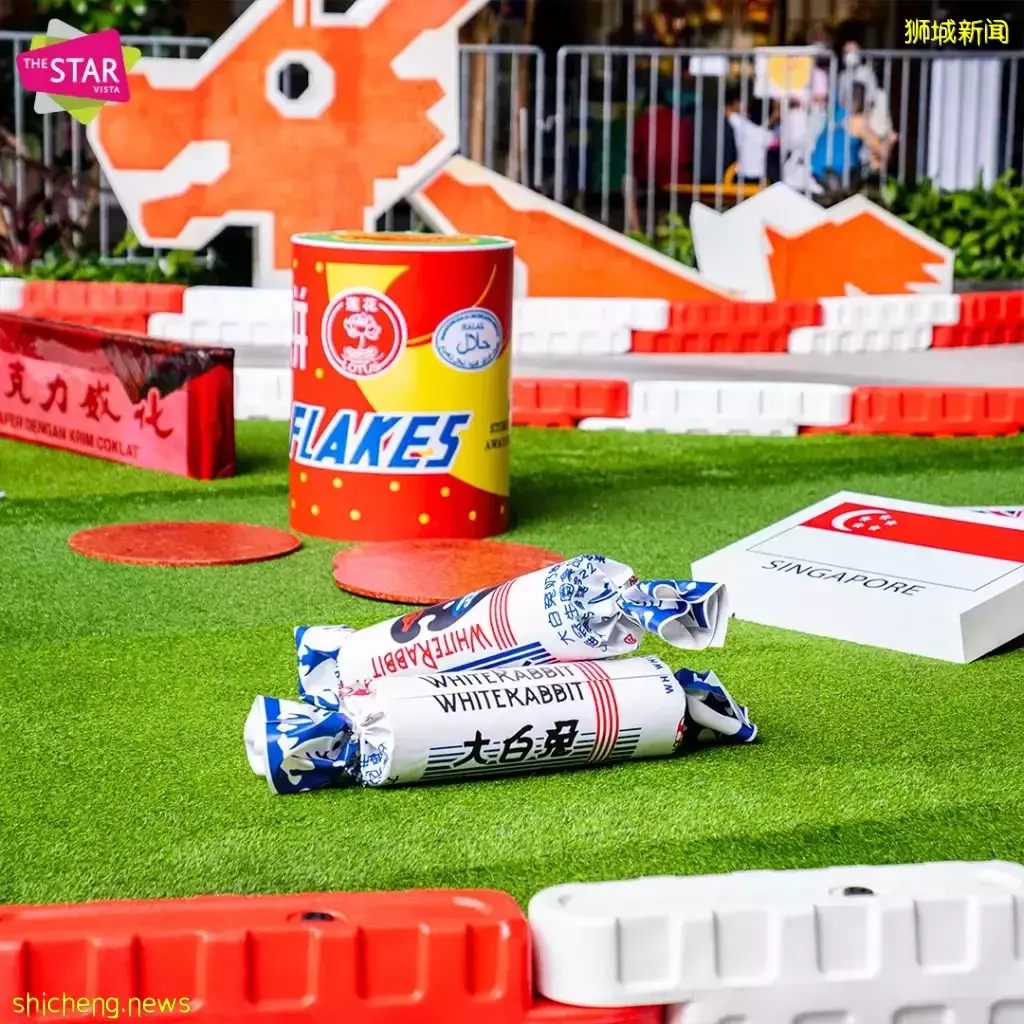 Star Vista卡丁车活动,遛娃必来!跑道加入古早味装饰很吸睛😎一趟$15,大人小孩享受飙车快感