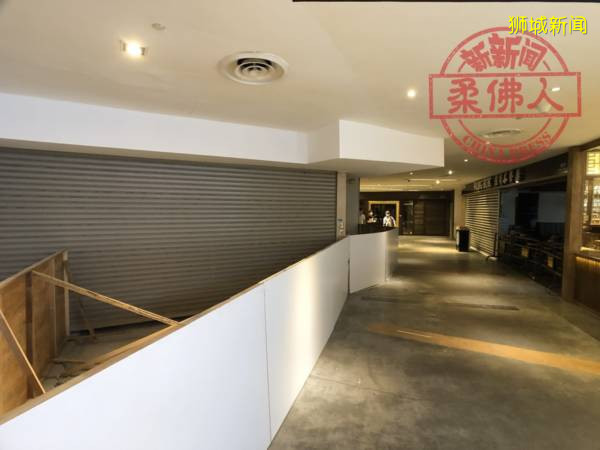 少了越堤族 獅城客 新山廣場冷清到嚇人