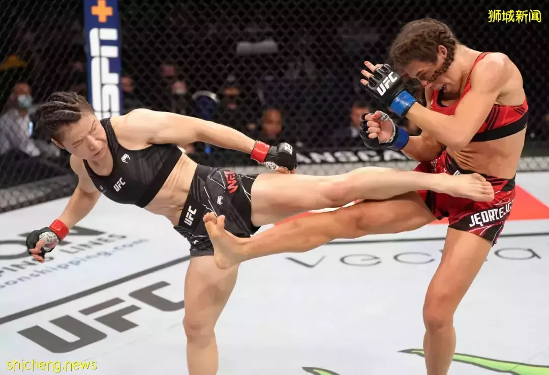 中国格斗女神震撼新加坡!两回合KO对手,剑指金腰带