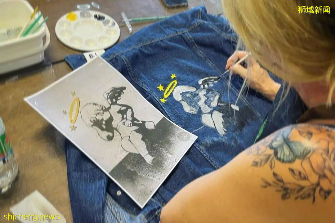 酷！新加坡也能DIY手绘牛仔亲子装啦！4岁以上小朋友就能上手
