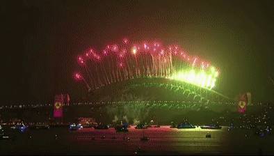 2021年第一個最美瞬間!新加坡全島煙火秀