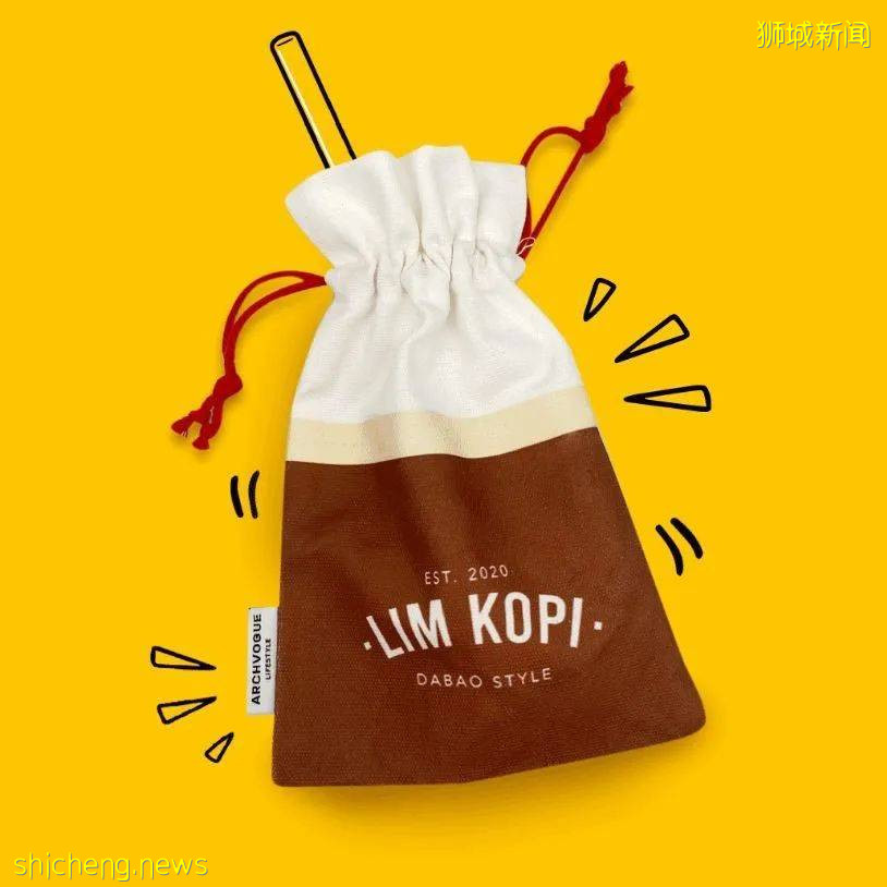 在新加坡,没有一个塑料袋逃的出被咖啡打包的命运