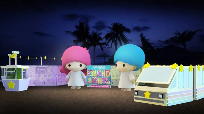 凱蒂貓、美樂蒂空降聖淘沙海灘！超萌超閃Island Lights入場免費