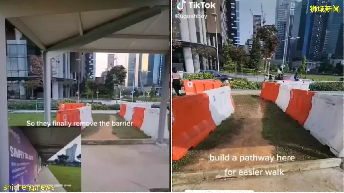 滨海湾路将建人行道衔接地铁站出口 路程可缩短两分钟