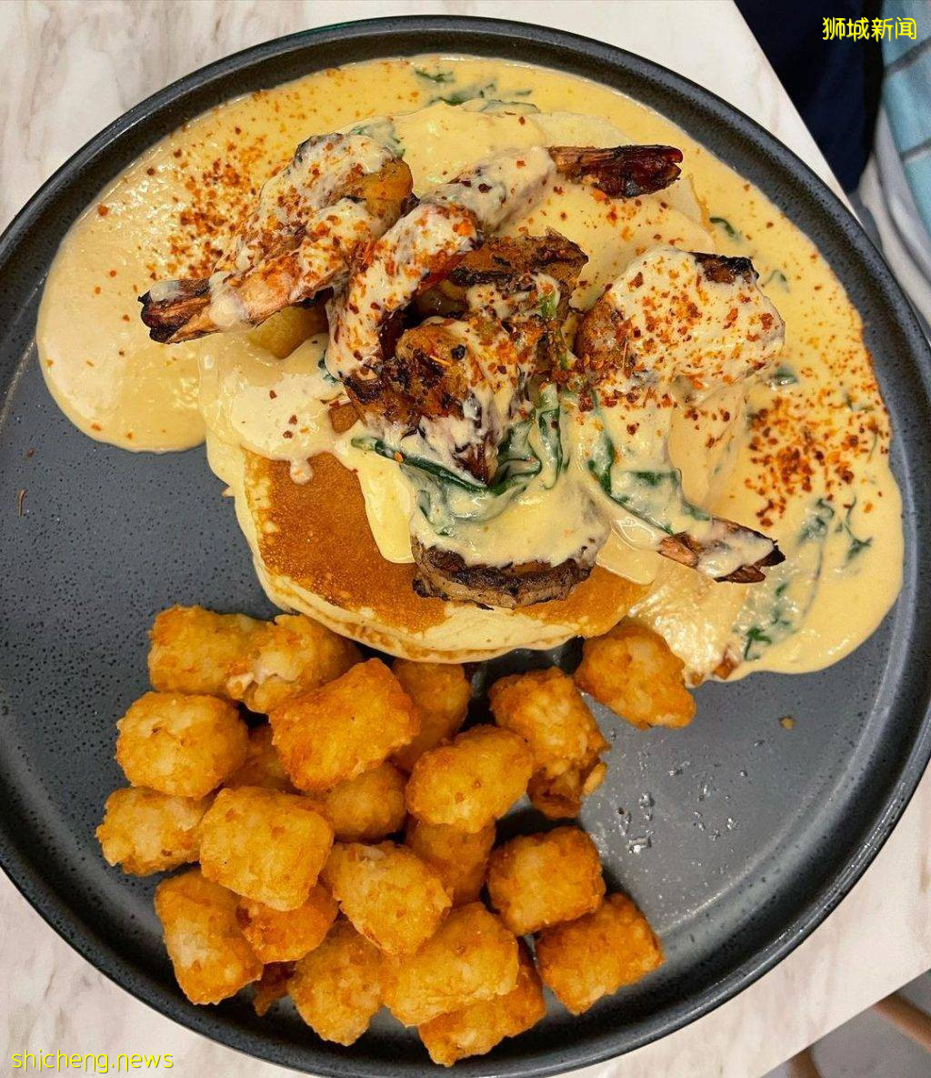 Pancake Place松餅專賣店🥞顔值+味道雙在線、鹹甜口味挑戰味蕾!讓人甘心長胖啊😘 .