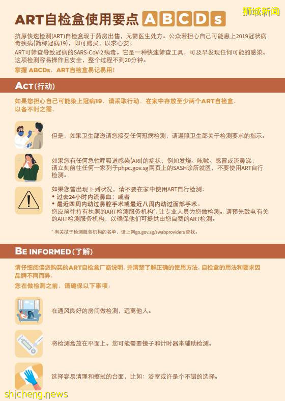 新加坡哪裏可以領取ART進行自檢？我又該如何使用