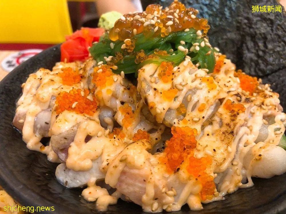 这碗海鲜丼逆天了,超级赞!必吃!新加坡网红日料店请大家免费吃