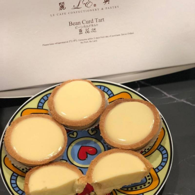 新加坡老字號糕餅鋪L.E. Cafe Confectionery &amp; Pastry✨必吃網紅甜食“豆花撻”入口即化，一盒8粒只需$10
