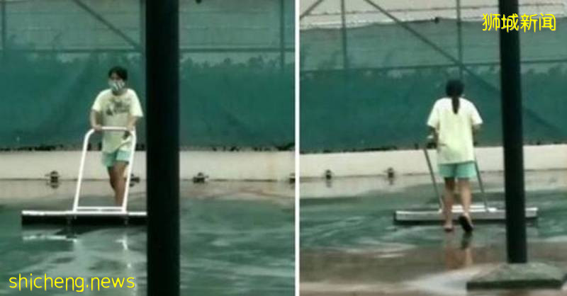 雇主雨后要打网球 要女佣先清理室外网球场