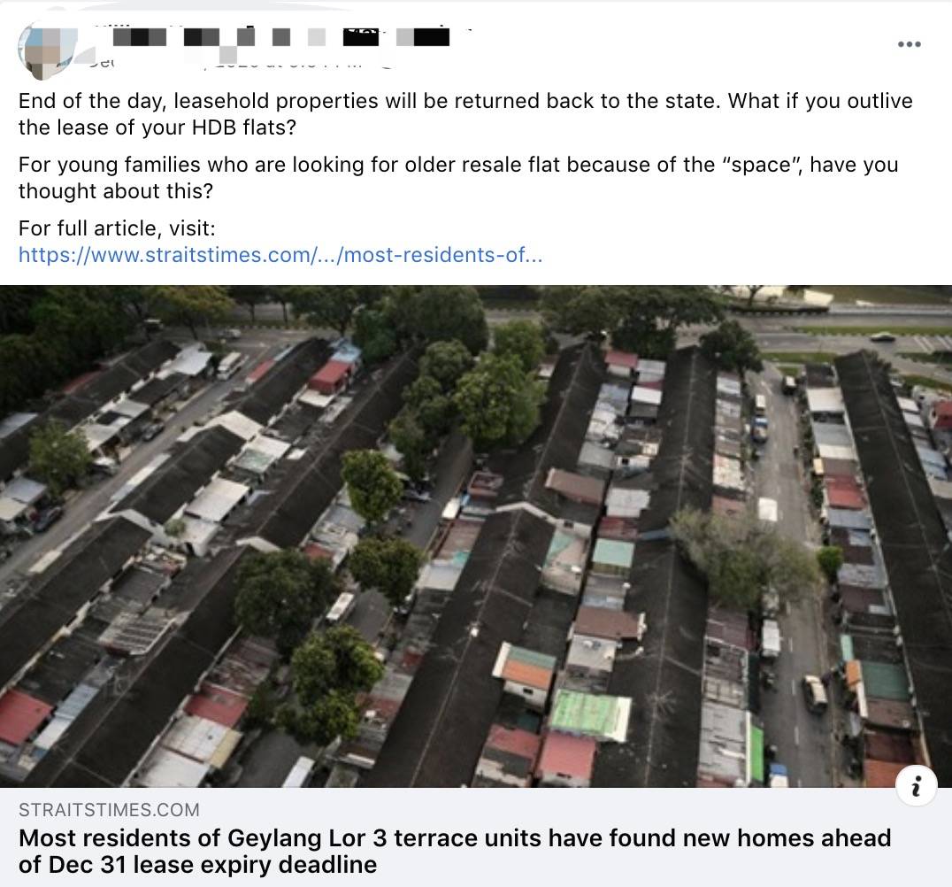 新加坡這個地方的住戶已清空!房子無償歸還政府