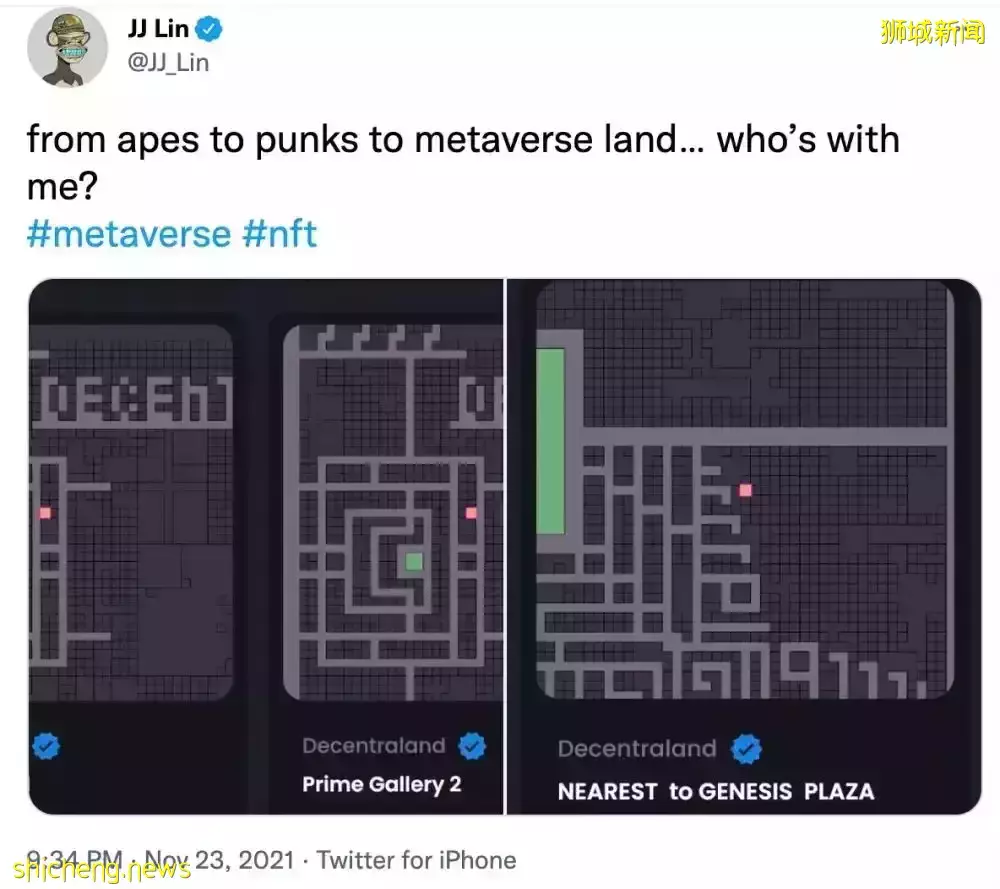 林俊傑炫富炫出新高度：砸78萬，買了三塊“元宇宙”虛擬新地塊