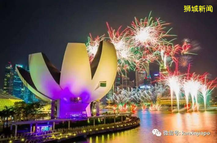 疫情籠罩2020新加坡國慶,絢爛煙花全島怒放,祈禱平安,瘟疫退散
