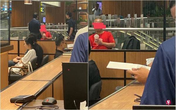 被怪阿叔紧盯跟进厕所 青年反锁隔间向女友求救