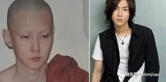 这新加坡歌手曾剃头出家,落发瞬间落男儿泪,只因那女孩对他说