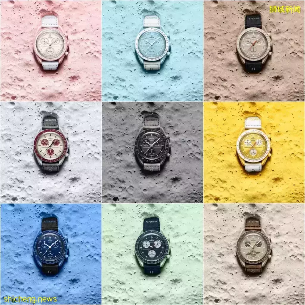 年度最激动人心的联名系列 OMEGA和Swatch携手推出MoonSwatch系列腕表