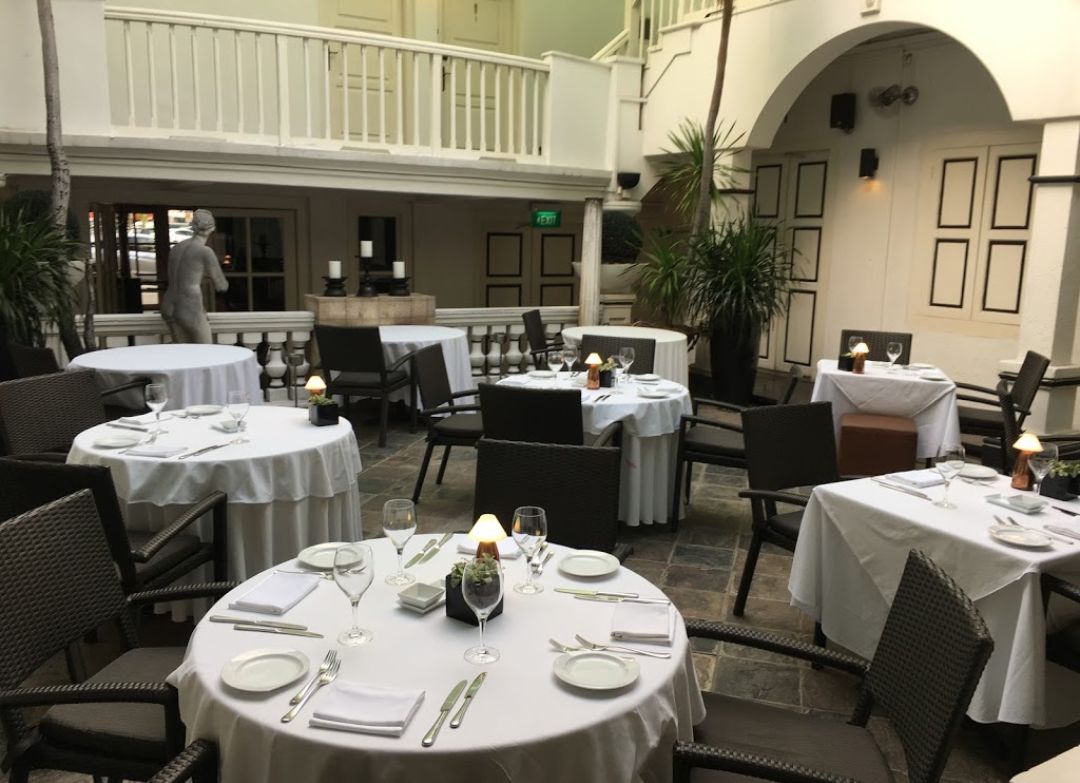 在天井里“星空”下就餐是什么样的感觉