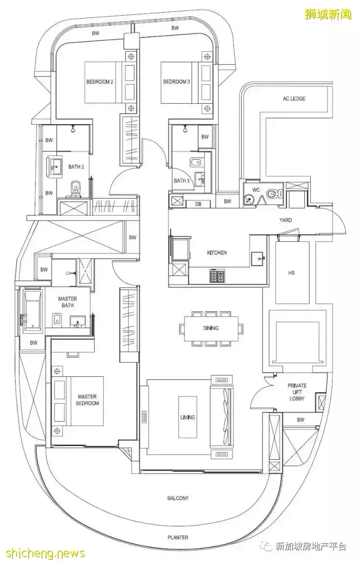 峽灣之美 星洲之光 Cape Royale(D04郵區 濱海灣)
