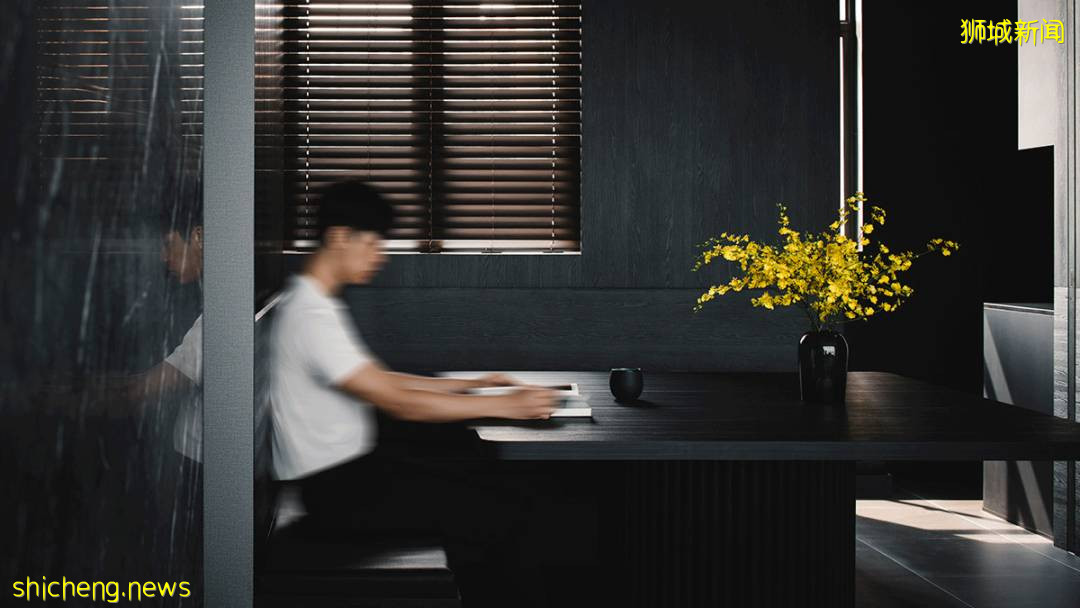 146㎡ 黑色调公寓,打造别样的轻奢感