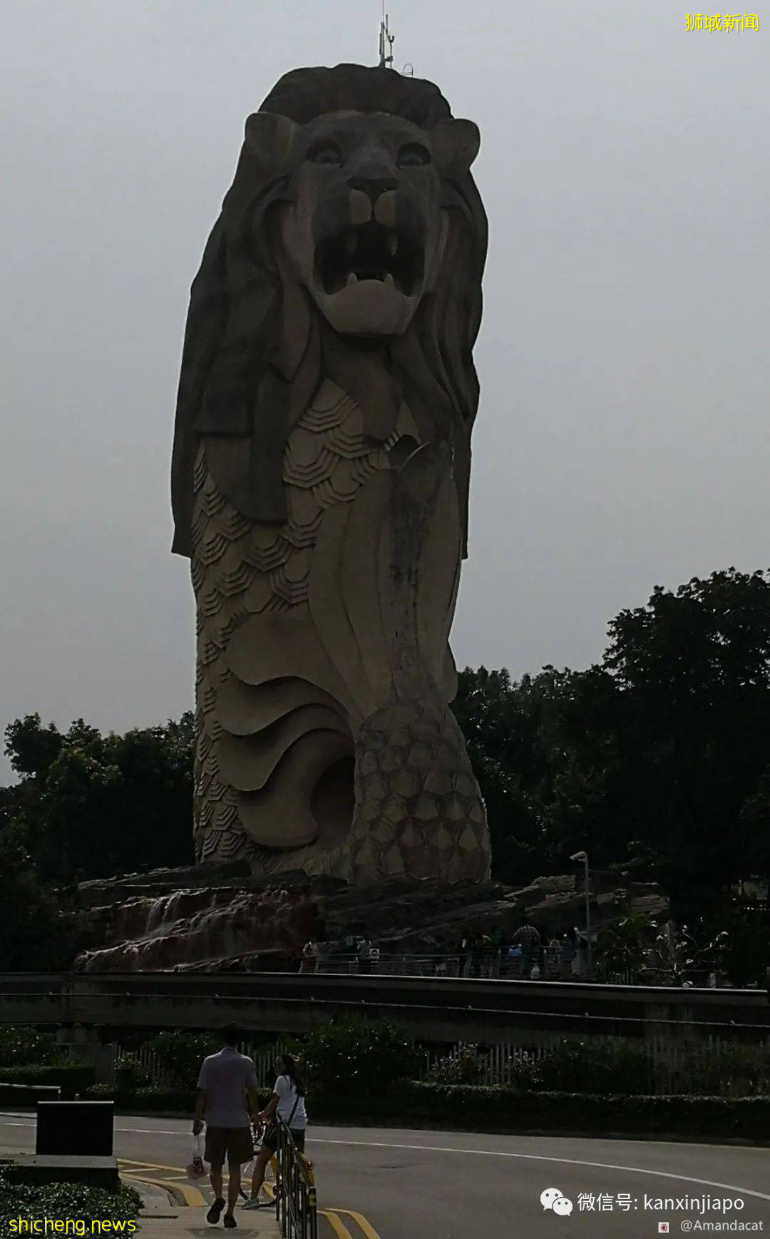 圣淘沙鱼尾狮走进历史已经2年,你想它了吗