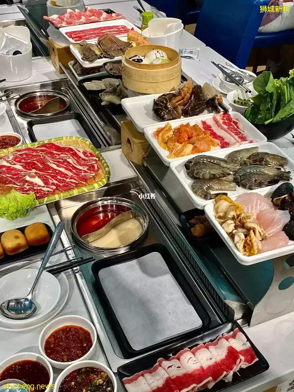 牛车水新发现!最低$19.99++火锅烧烤吃到饱😋超过70多种新鲜食材,一人一锅更健康卫生