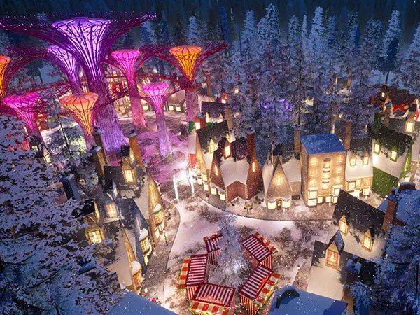 新加坡滨海湾花园圣诞仙境线上线下同开放!可以和圣诞老人通视频哟