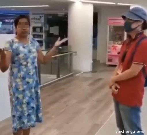 ◤新国延长CCB◢ 蛮妇有口罩却不戴 好言相劝反被骂粗口