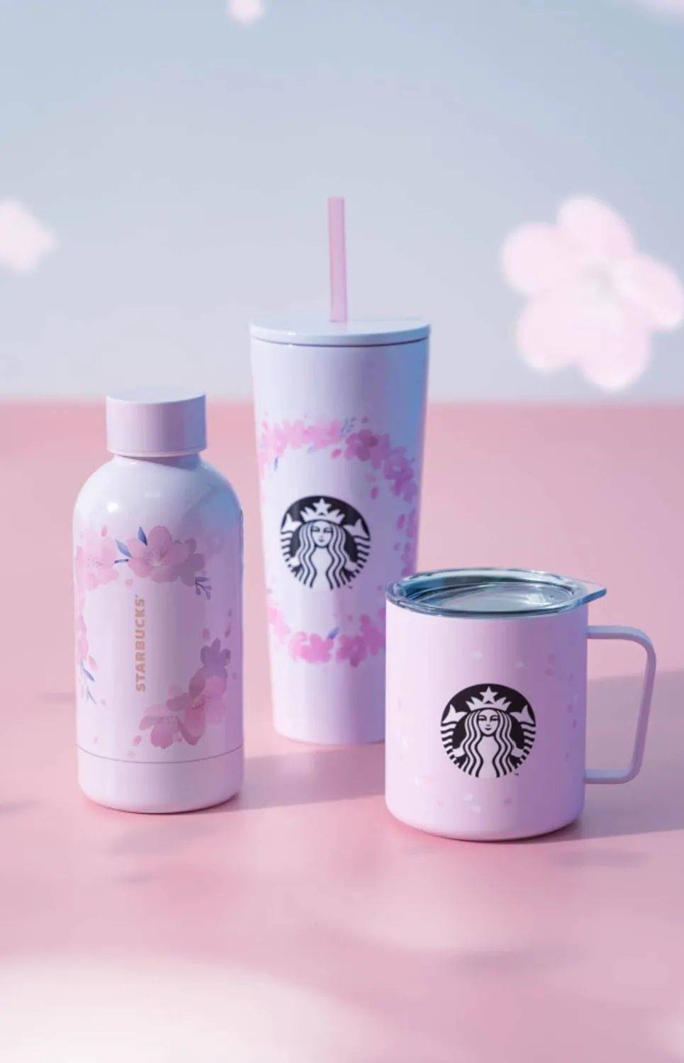 Starbucks让你手捧樱花,温暖如春