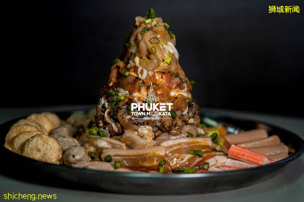 “Phuket Town Mookata”食材+醬料+火爐+烤盤，全部外送到你家🏠滿屏肉山、豪華享受🔥