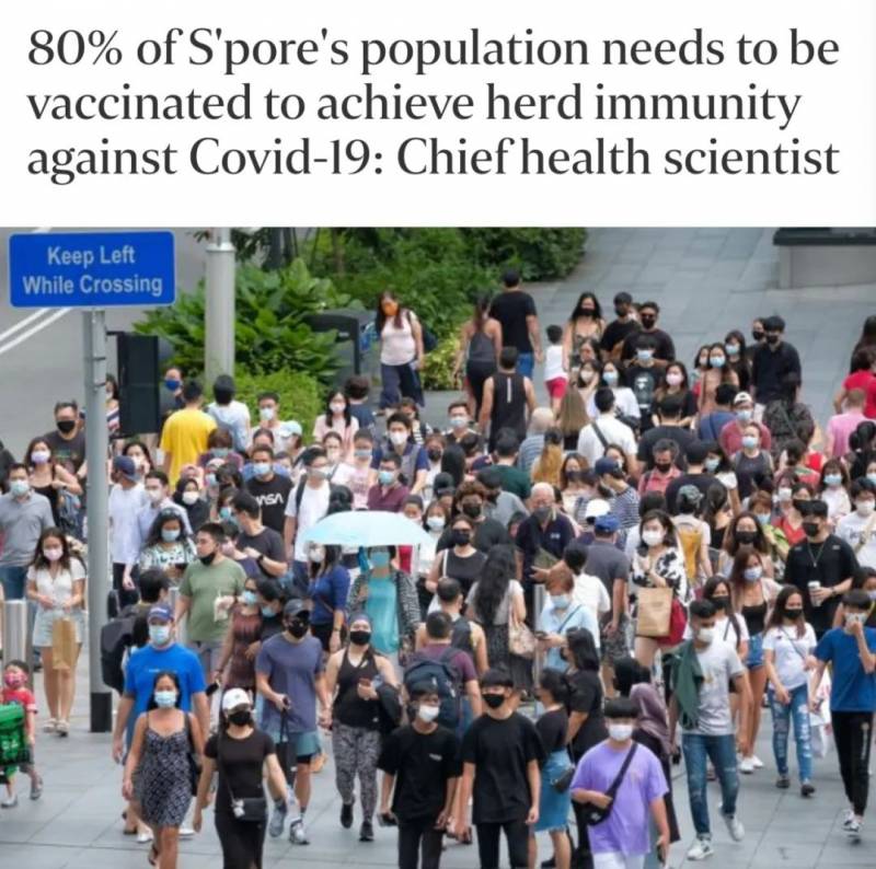 專家：新加坡80%的人打疫苗後，才能群體免疫！外媒誇新加坡抗疫終于成功了