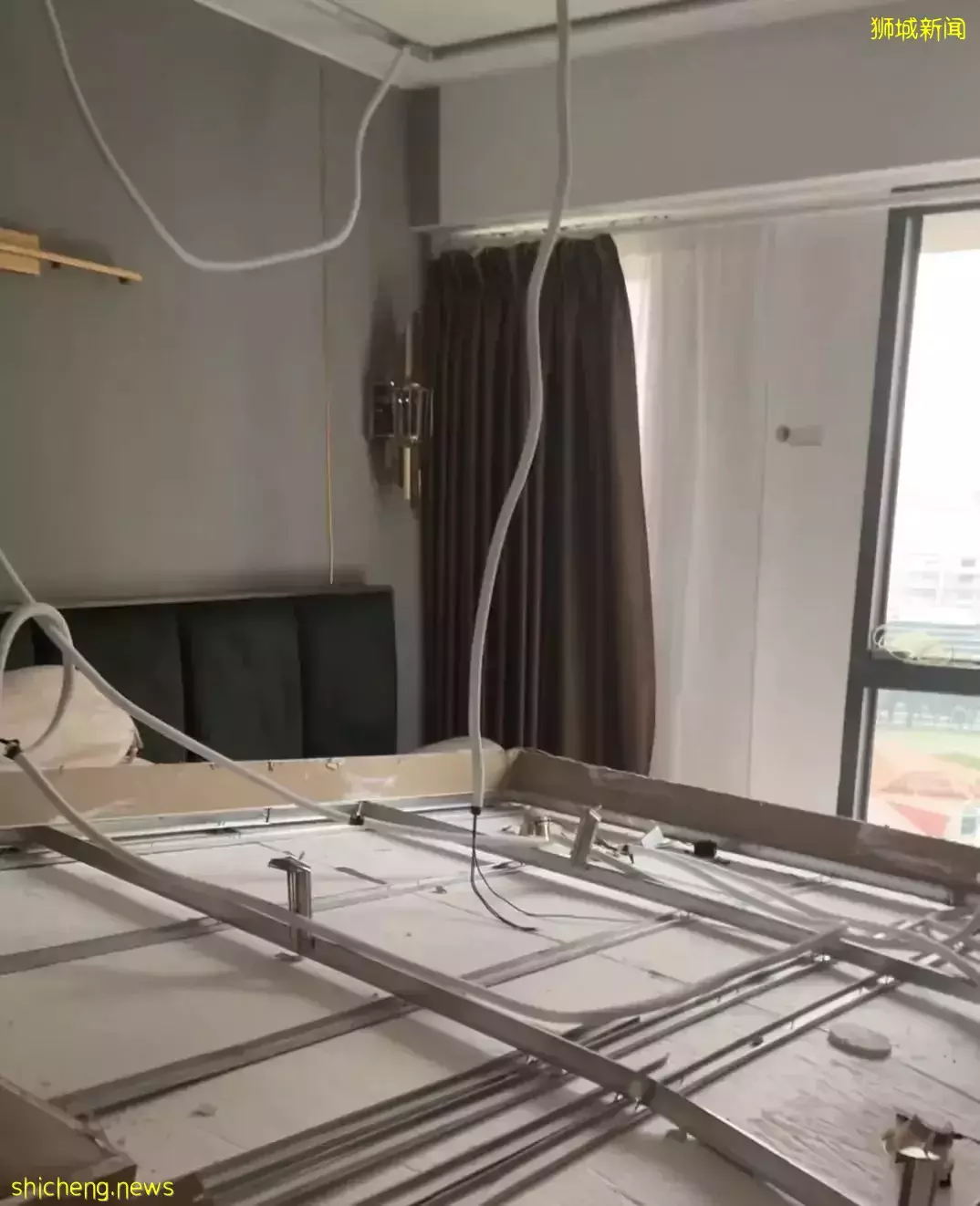 吓人!100公斤天花板突然砸下来!新加坡承包商赔1600新和解