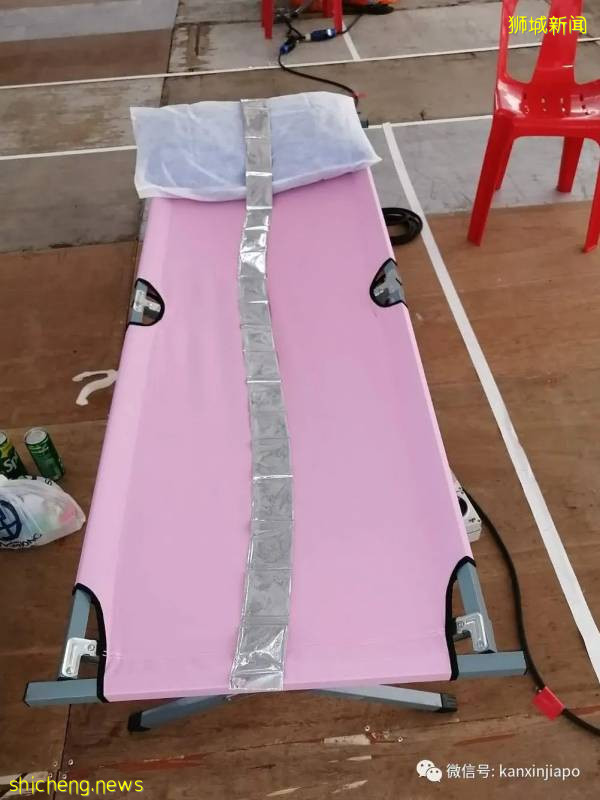 康复客工的隔离生活:睡地上、简易小床等