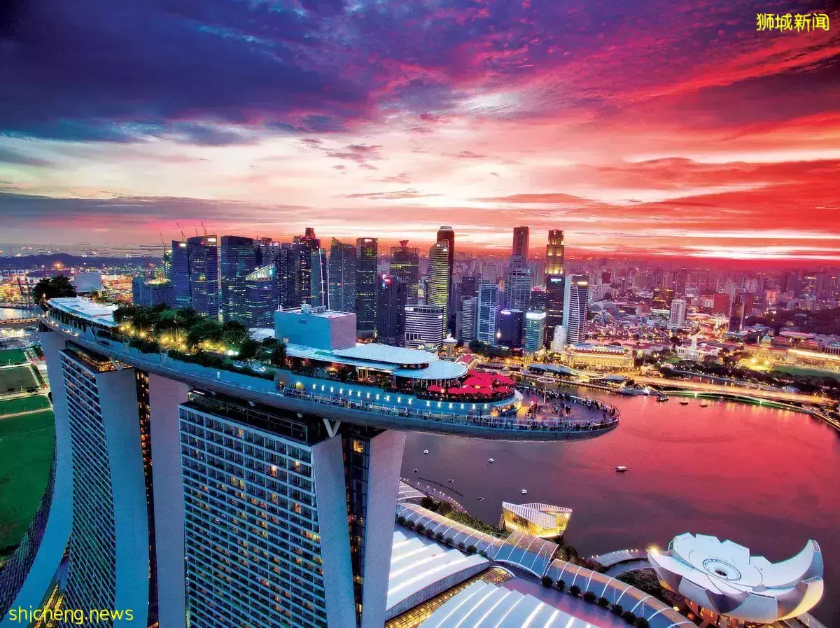 新加坡旅游不可错过的狮城夜景,打卡CÉ LA VI空中酒吧