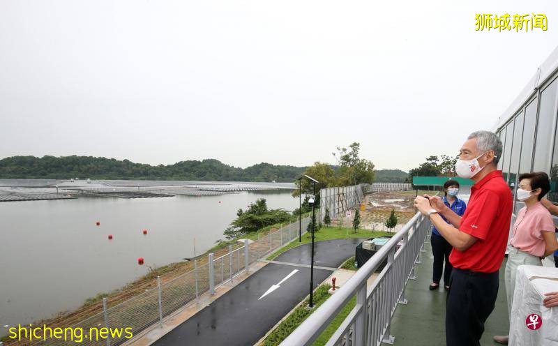 狮城浮动太阳能厂开幕 · 可供电5水供处理厂