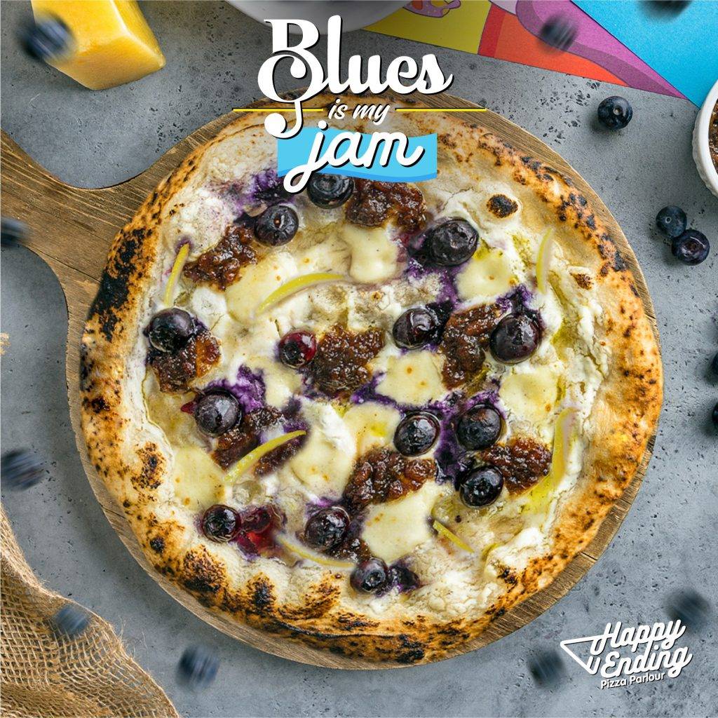 Happy Ending Pizza Parlour大膽創新🍕手工披薩：藍莓+榴梿+香蕉巧克力口味，美味只此這一家🤤