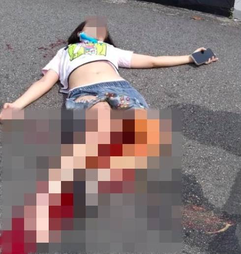 惊悚车祸现场视频的确发生在本地!皮开肉绽女子目前已入院