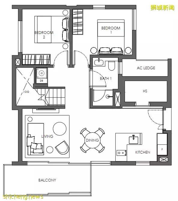 新加坡【D11區】中央核心CBD紐頓永久地契新公寓 10 evelyn【頂級名校學區房】