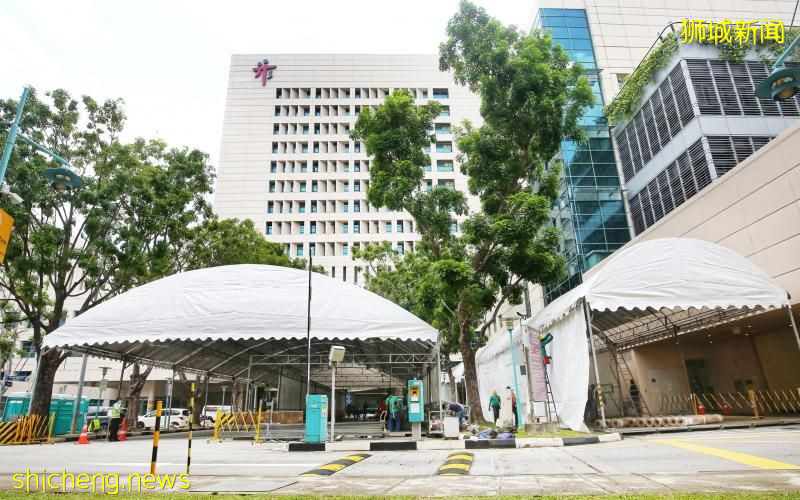 陈笃生医院停车场 部分关闭当检测站