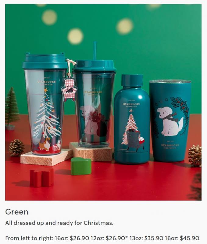 今年星巴克圣诞主题系列来啦!暖心可爱的小动物圣诞节设计,超丰富款式挑花眼