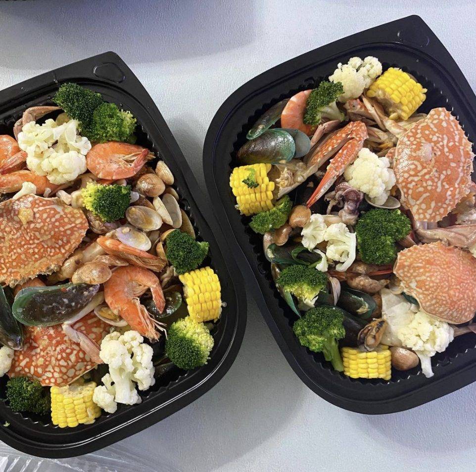 新加坡清真海鲜🦞外卖大盘点,跨年假期欢聚一堂吃贝壳海鲜咯