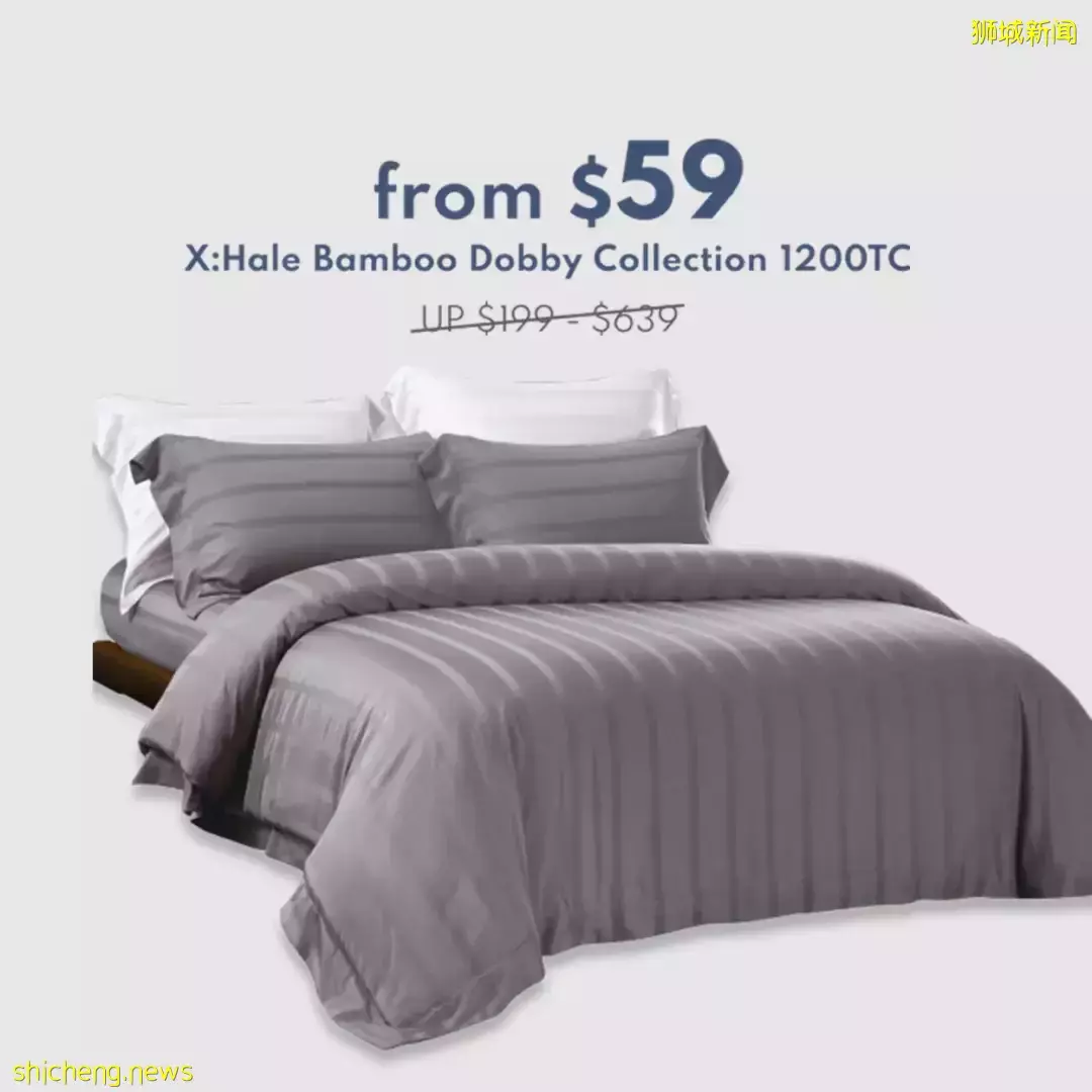 最愛床品大促！$449四件套免費送！低至25折！滿$100送$100