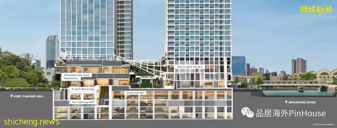 Canning Hill Piers 稀有城市綜合體,依山傍水的河畔豪宅,開盤首周售出77%的火爆項目