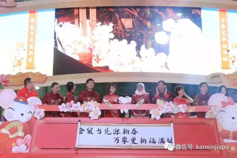 进入虎年开始倒计时,昨晚举行牛车水新年亮灯仪式