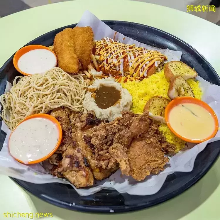 Brostern超大分量的西餐😱满满芝士好诱人!食物卖相很澎湃,$5起吃得到