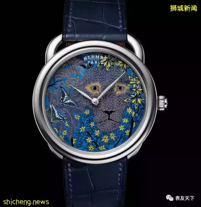向新加坡獅城生物多樣性致敬:Hermès Arceau Wild Singapore工藝腕表