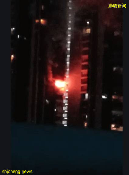 好嚇人!大巴窯一組屋火光沖天,燒成廢墟,300居民半夜撤離