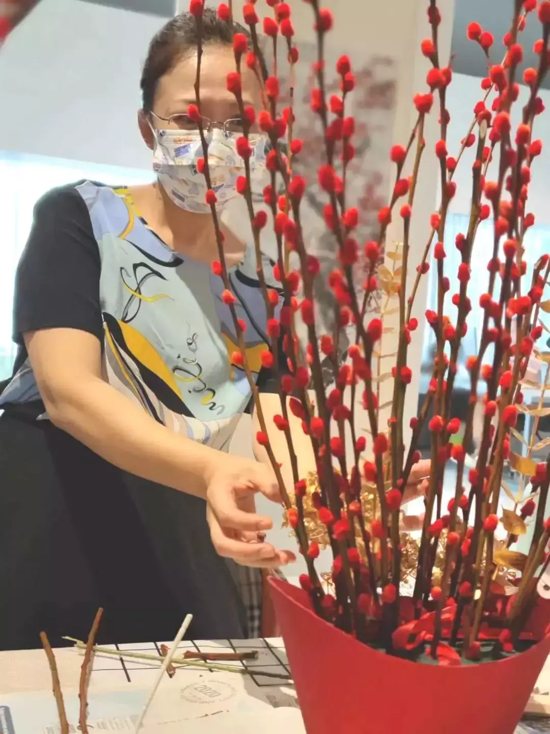 辣妈早茶来啦！认识新姐妹！和欣妈一起学插年宵花