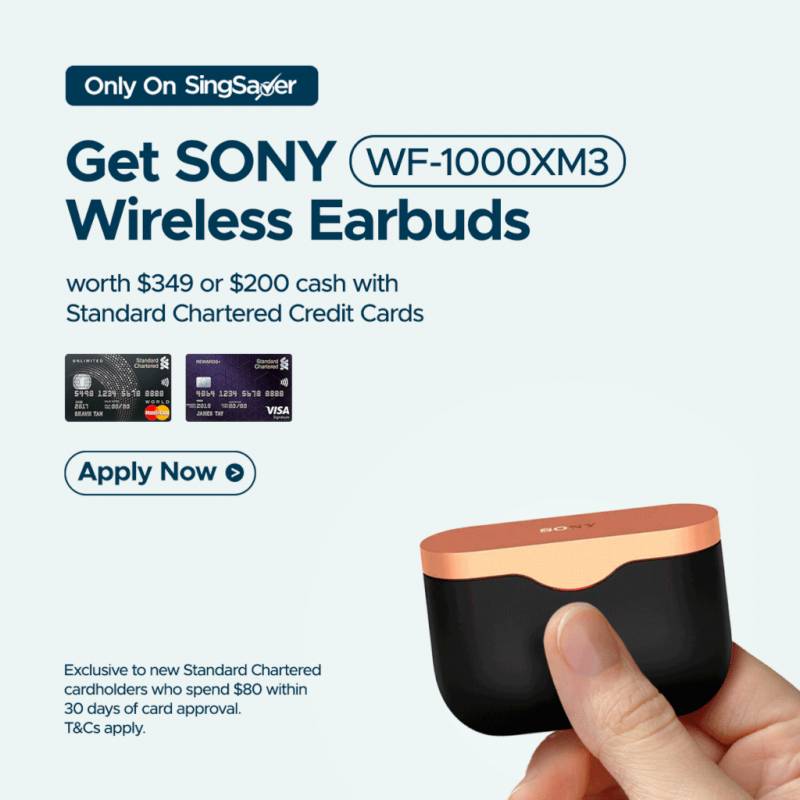 11月新加坡申請信用卡指南!申請就免費領APPLE Watch SE, 無線降噪耳機, 200