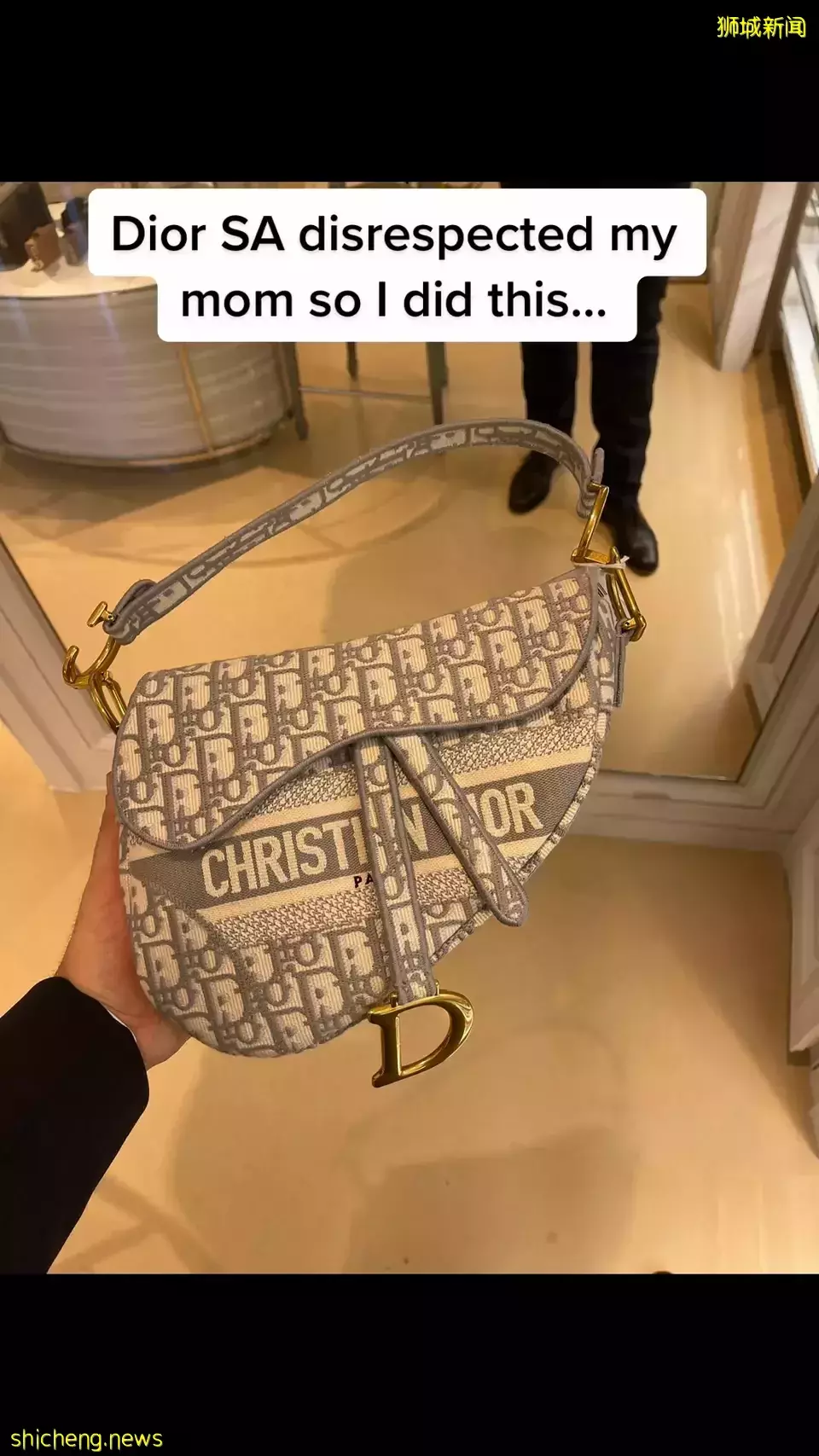 “我的妈妈在罗马奢侈品店遭遇店员白眼,我是这么反击的!”