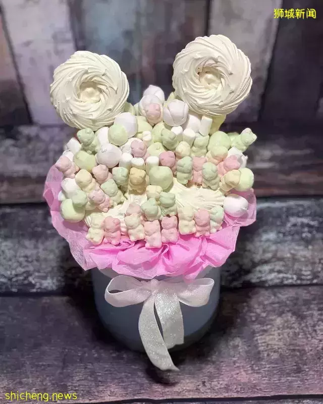 买花不再浪费钱!100%可食用的花束,结合水果+坚果+干果+甜食等材料,全岛首创💐