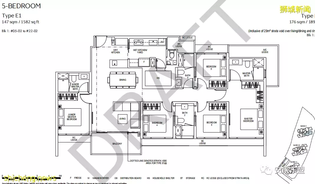 靠近花拉公园地铁站的Piccadilly Grand将于4月15开盘,407单位混合项目自住投资两相宜,户型图已出,欢迎来看看